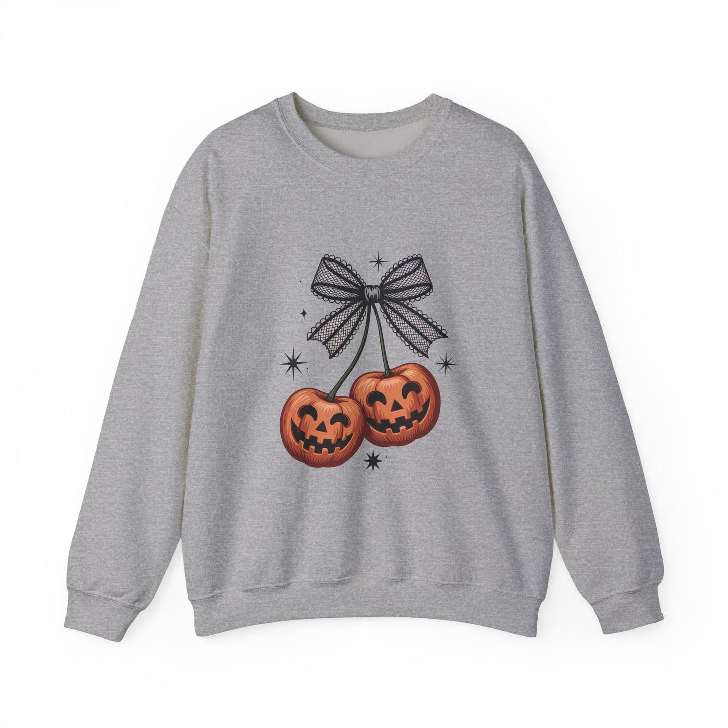 Halloween Pumpkin Sweatshirt, Cozy Fall Crewneck, Unisex Sweatshirt, Spooky Season Apparel, Autumn Fashion, Gift for Her
