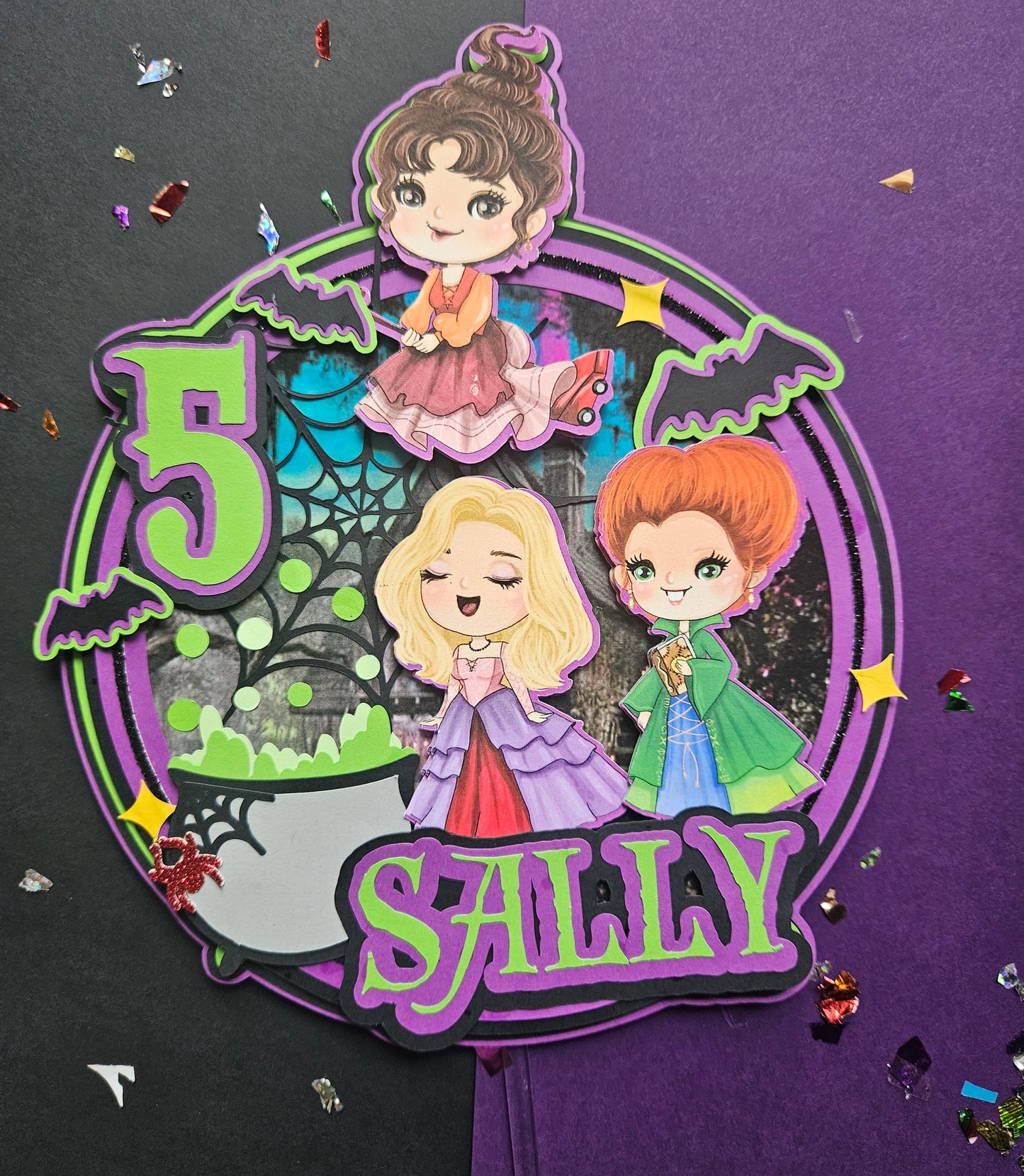 Hocus Pocus cake topper