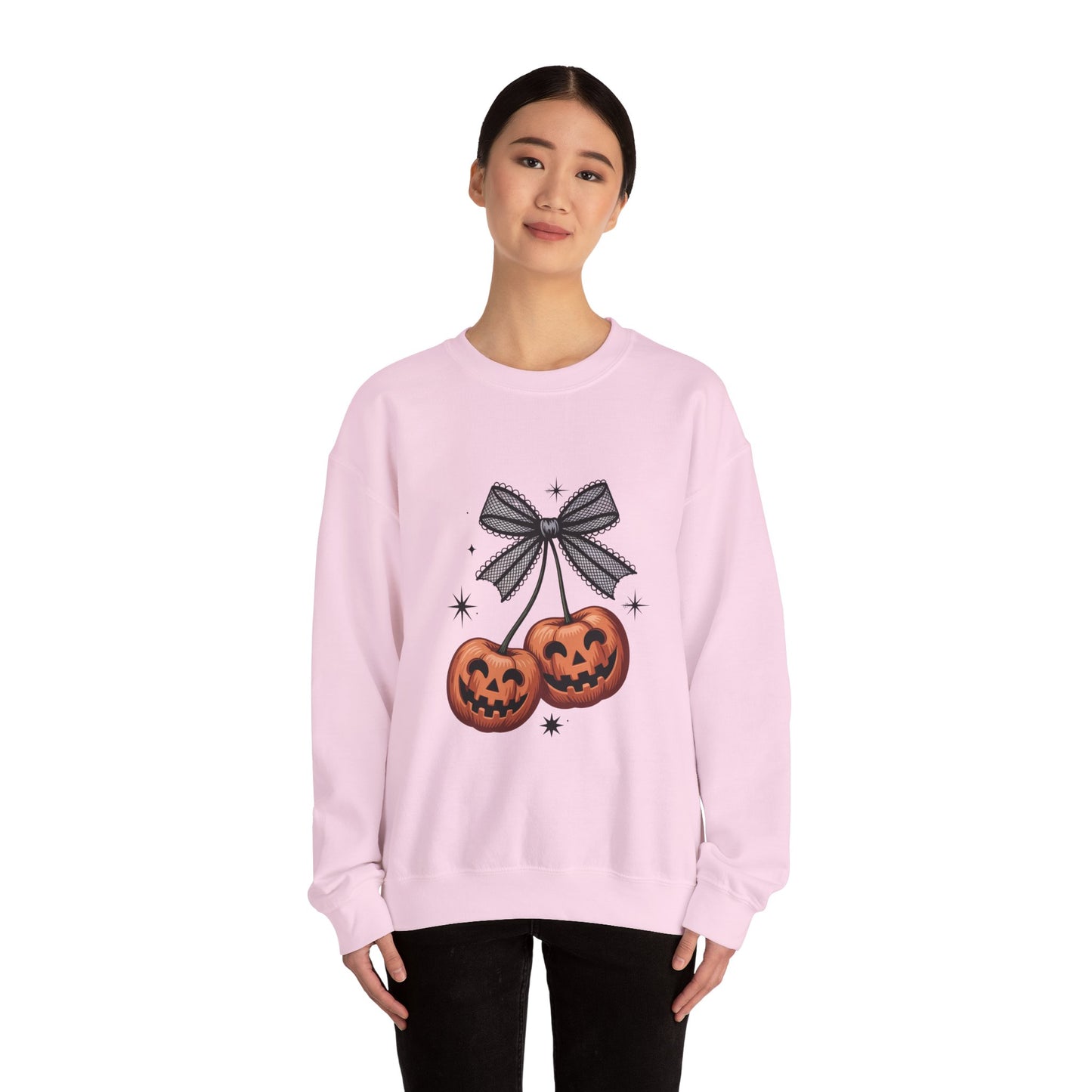 Halloween Pumpkin Sweatshirt, Cozy Fall Crewneck, Unisex Sweatshirt, Spooky Season Apparel, Autumn Fashion, Gift for Her