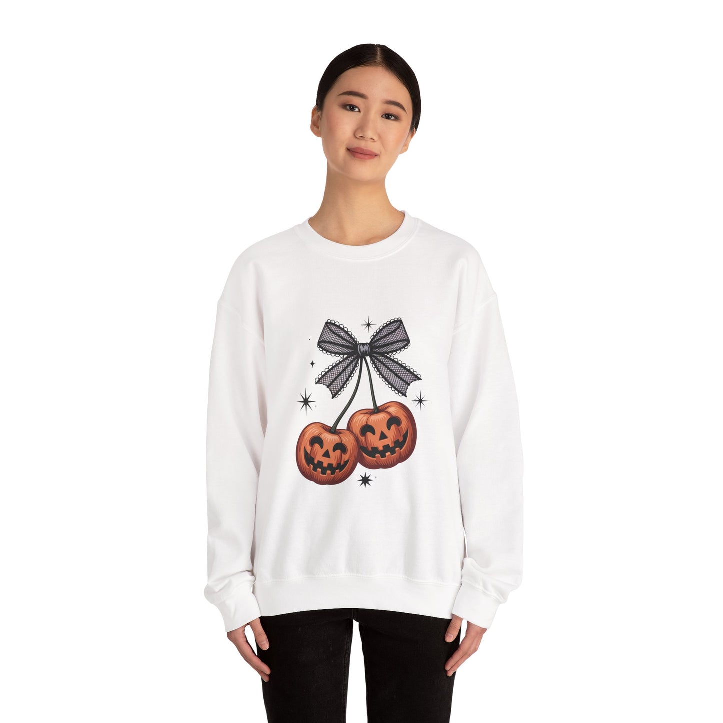 Halloween Pumpkin Sweatshirt, Cozy Fall Crewneck, Unisex Sweatshirt, Spooky Season Apparel, Autumn Fashion, Gift for Her