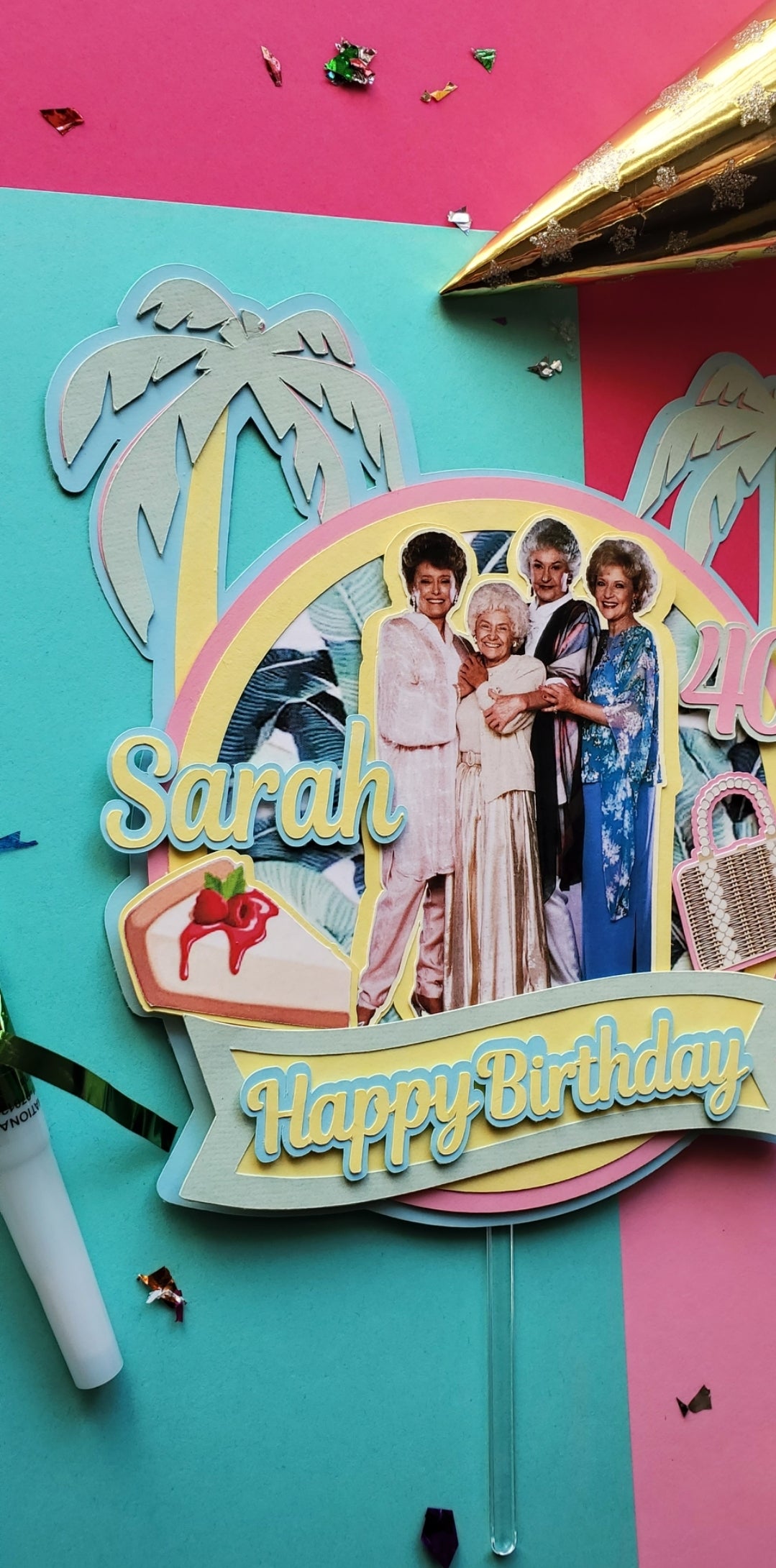 Golden Girls cake topper