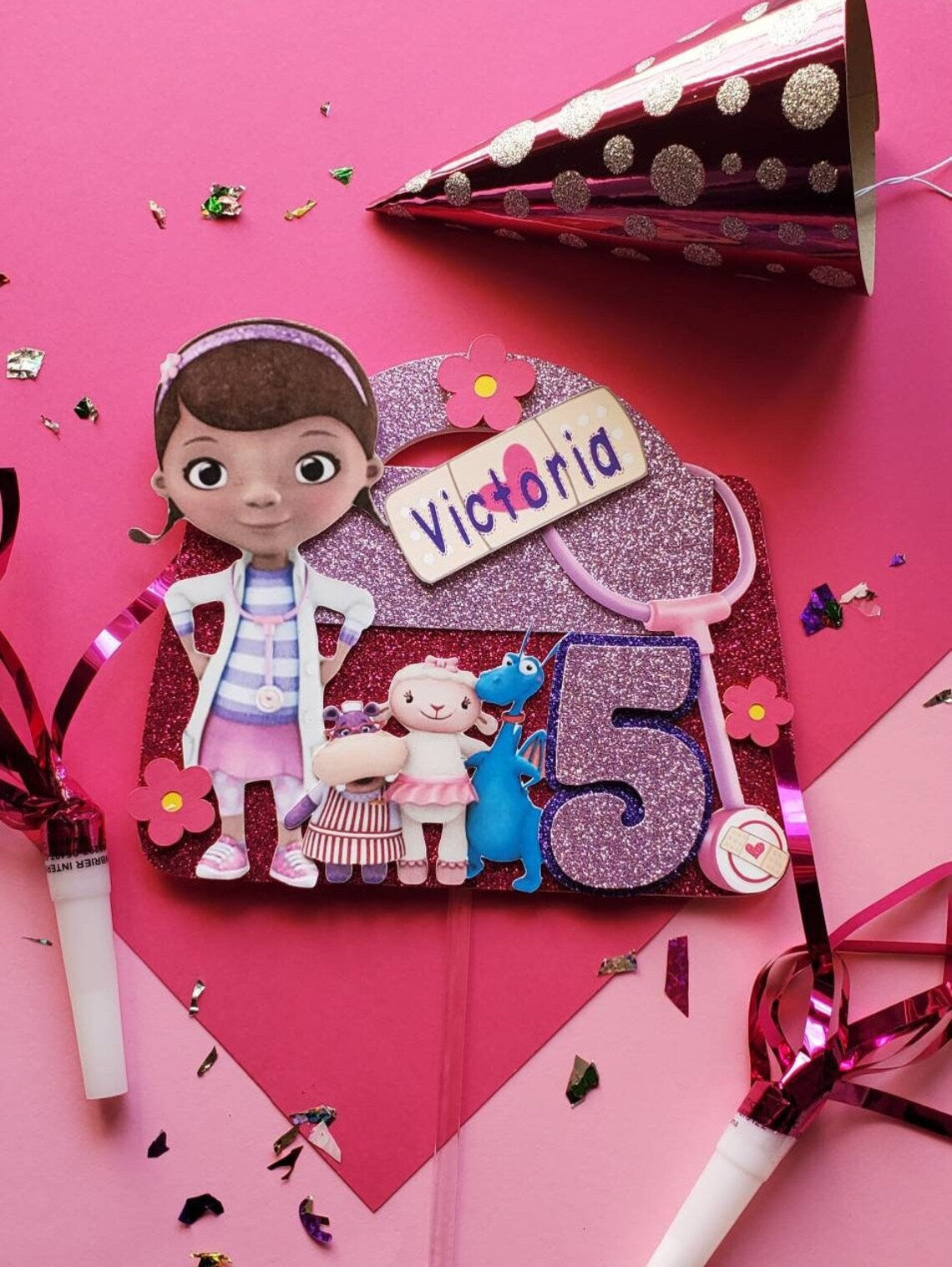 Doc McStuffins cake topper
