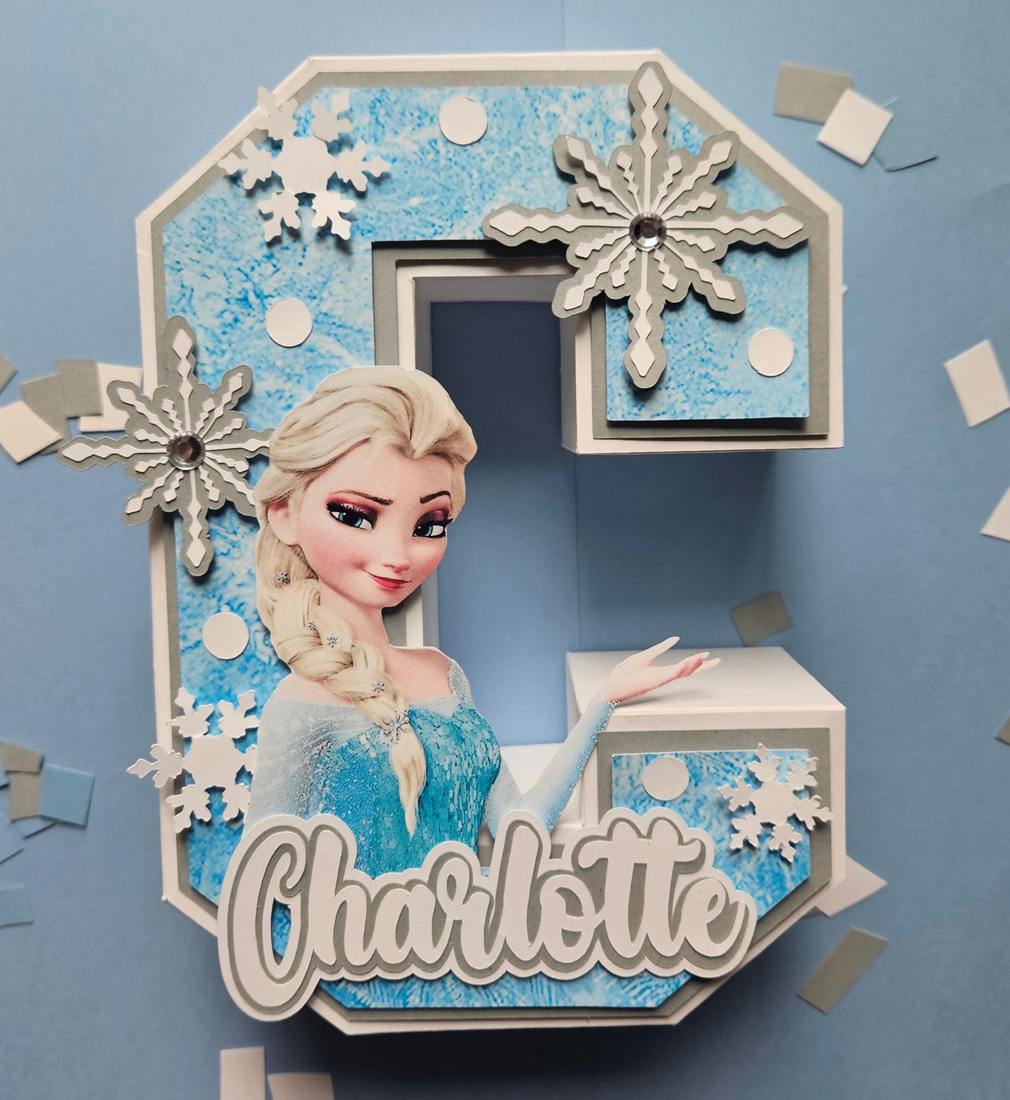 Frozen 3D letter