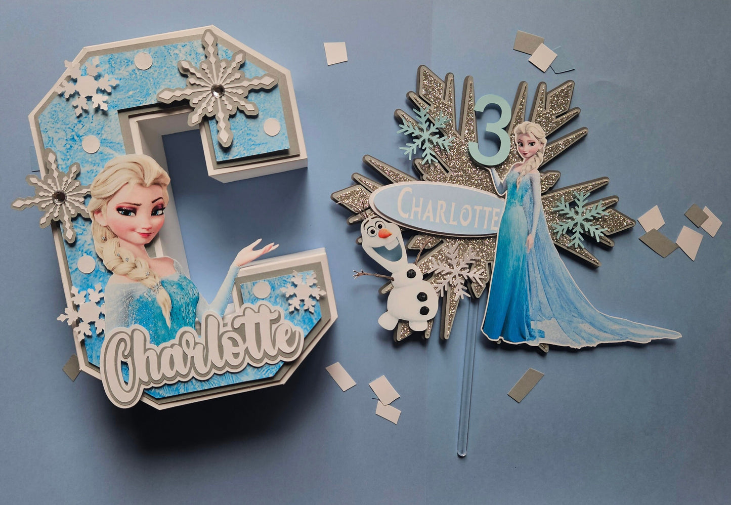 Frozen 3D letter