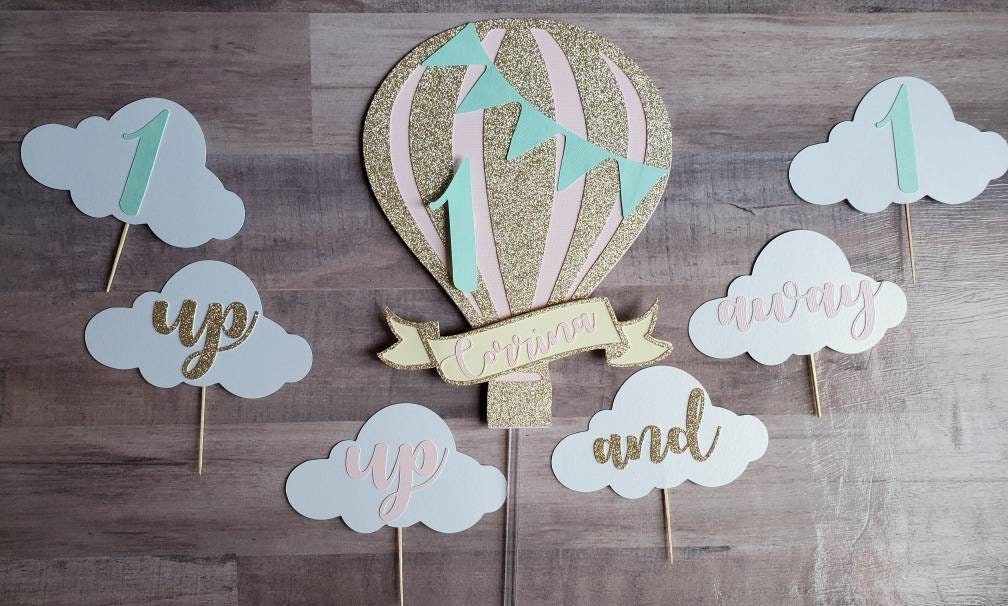 Hot air balloon party package/up up and away