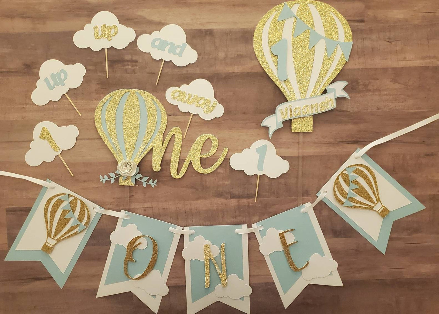 Hot air balloon party package/up up and away