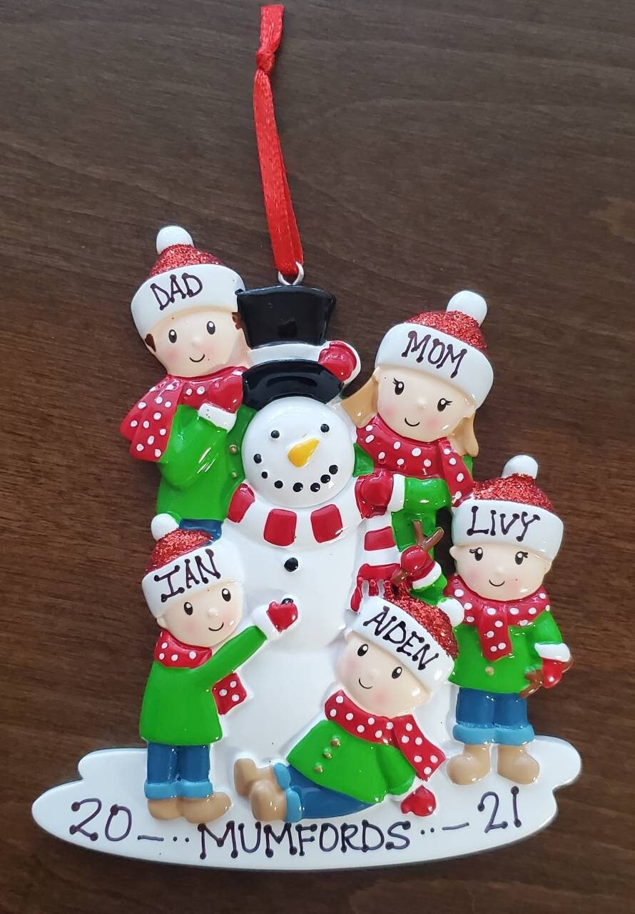 Custom Family Ornaments