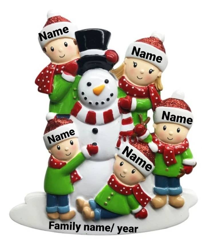 Custom Family Ornaments