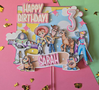 Toy Story cake topper/ Pastel