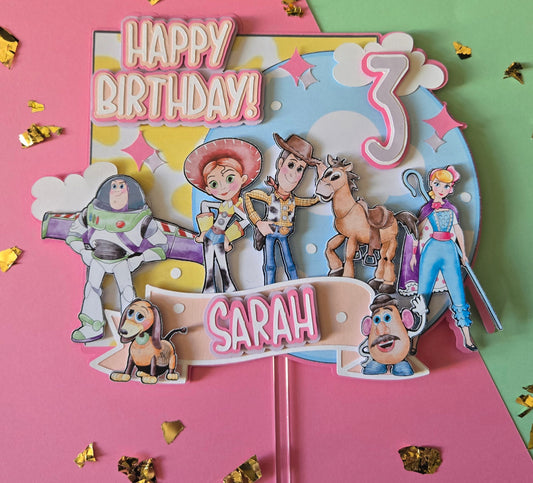 Toy Story cake topper/ Pastel