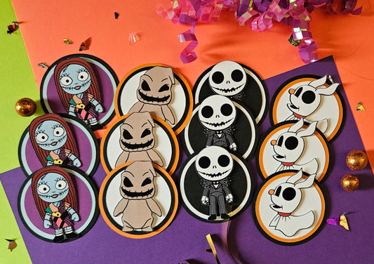 Nightmare Before Christmas cupcake toppers