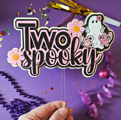 Two Spooky cake topper