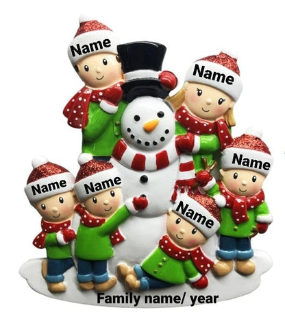 Custom Family Ornaments